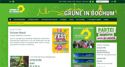 Desktop Screenshot of gruene-bochum.de